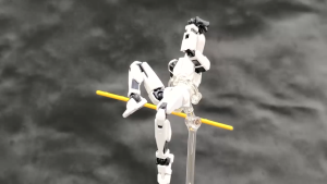 Lucky 3D Printed Action Figure Multi-jointed Robot