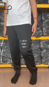 LJ-Men Long Pants Sport Regular Fit Casual Jogging School Long Trouser