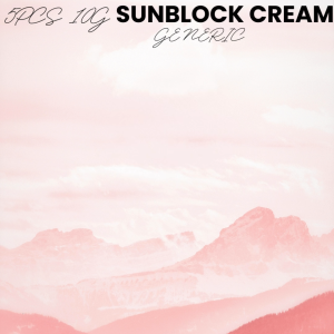 5pcs Generic Sunblock Cream SPF50 10g/25g