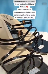 JURAGAN ONLINE - SANDAL PESTA WANITA HIGH HEELS TALI SILANG HAK KACA