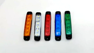 1 Pc - 12/24V Waterproof SMD LED Side Marker Light (9.5cm x 1cm) For All truck Trailer Tractor Jeep