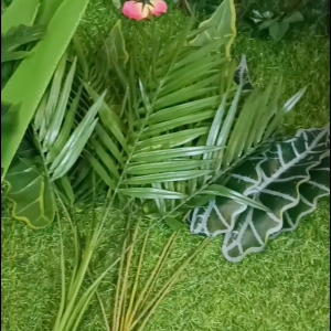 Daun Hias Monstera Persia Palem Plastik Dekorasi Ruangan Rumah Ornamen Artificial Dedaunan COD PBP40