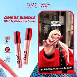 OMG Oh My Glam Matte Kiss Lip Cream Series 3.5gr || OMG Lip Cream Matte BPOM