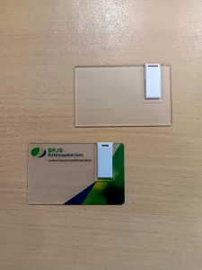 USB Flashdisk Kartu Eksklusif FDCD11 Transparan & Kapasitas Nyata