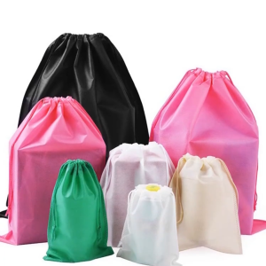 Large Size Non-woven Shoe Bags Shoes Packing Bag for Travel Dustproof Drawstring Pouch Men Women Shoes Organizer Bag Reusable Clothes Storage Bags