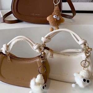 [BISA COD] 2196 Free Gantungan Boneka Tas Bahu Wanita Fashion Terbaru