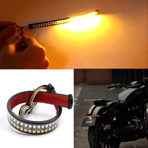 Dây đèn led DẺO XI NHAN AUDI tích hợp dành cho xe máy ô tô DC`12v