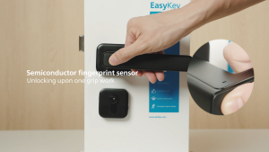PHILIPS EasyKey DDL101-3HBS Double Lock Smart Door Lock with fingerprint and mechanical key bluetooth connectivity features 2 years warranty against factory defects.