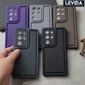 Case Casing Silikon Air Bag Pluffy Matte Macaron Procamera Case Sirkuit Mugelo Samsung S23 FE Samsung S24 Ultra