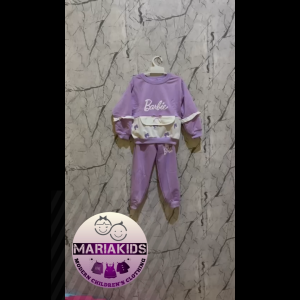 baju dan celana joger anak usia 1 tahun sampai 5 tahun motif barbie lucu