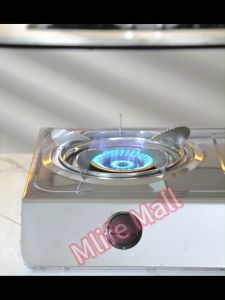 Fooksung Double Burner Gas Stove with Regulator double stove desktop gas stove stainless steel household fire cooktop Dapur Gas Cooker