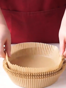 READY STOCK Air Fryer Paper Tray Grease Trap Healthy Non-Stick Oven Silicone Sheet Dulang kertas goreng udara空气炸锅纸盘