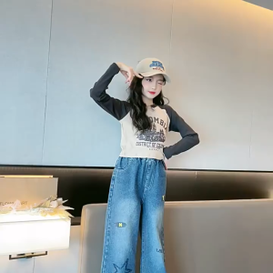 Summer New Jeans for Kids & Teens: Maong Pants, Print Star & Korean Style