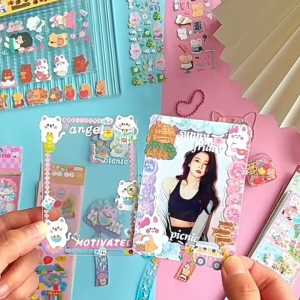 Payoe 10pcs Stiker Gooka Lucu Diy Stikers Deco Jurnal