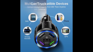 Charger Mobil Fast Charging 5 USB Port Car Adaptor HP Cas Casan Carger Motor Quick Charge QC3