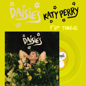 แผ่นเสียง 7 นิ้ว Katy Perry: Daisies (Single) (Yellow Vinyl) (ใหม่/ซีล) (2020)