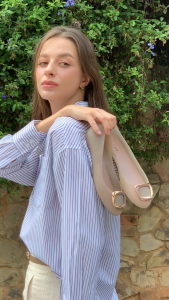 POLO CLUB รองเท้าคัทชูยาง รุ่น JL-1940 สีกากี | รองเท้าคัทชูผู้หญิง รองเท้าหัวมน