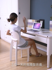 Kneeling Chair Wooden Ergonomic Rocking Chair - Improve Your Posture with an Angled Seat for HomeOffice