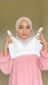 Dreamtale Baju Dalam Wanita Women Bra Mesh Lace Corset Bra 4 hook Push Up Bra Wireless Coli Wanita WCO294