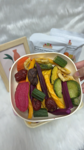 Mr.Squirrel Vegetable chips 12 In 1 Dried Fruits and vegetables Mixed 250g Assorted veggies Crispy dried healthy snacks