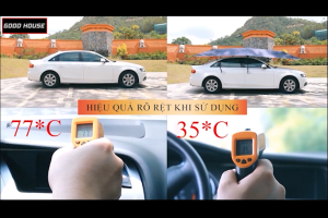 Ô Dù Ô Tô Cao Cấp Gấp Gọn Tự Động  Ô Che Nắng Mưa Xe Hơi Cách Nhiệt Chống Nắng Chống Tia UV Bảo hành 2 năm lỗi đổi mới trong 7 ngày đầu nhận sản phẩm
