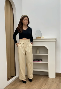 DNZ.ORO PANTS CELANA KULOT SEMI WOOL ANTI KUSUT TEBAL