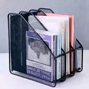 Khay đứng để tài liệu 3 ngăn (29x24x31cm) kệ tài liệu văn phòng bằng kim loại vô cùng chắc chắn bền đẹp