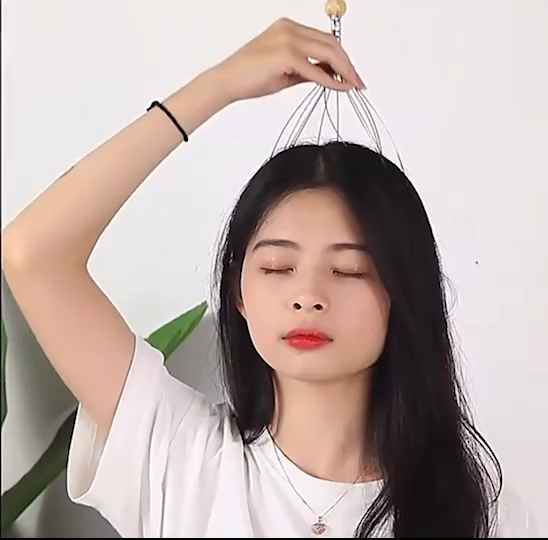 ที่เกาศีรษะ ที่นวดศีรษะ เพื่อความผ่อนคลาย คลายเครียด พร้อมส่งจากไทย