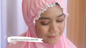 Mukena Jumbo Renda Mutiara Mewah Malaika Madina Series