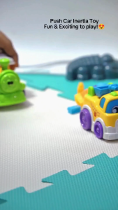 Plastic Happy Face Cars Toy Truck Hand Pushing Inertia Vehicle Toys Laruan