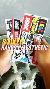 40 PCS STIKER PREMIUM HELM LAPTOP RACING DISTRO HP TUMBLER HIGH QUALITY - F8