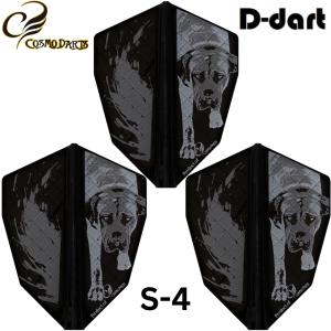 COSMO FIT FLIGHT PRO - Lukasz Waclawski Black Pro S-4 FIT FLIGHTS 3PCS/PACK (SAYAP ARROW)