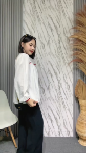SHINE FASHION - YUMI BLOUSE PITA / ATASAN BLOUSE WANITA LONGSLEEVE PITA -PN