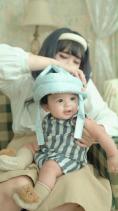 COCONI Childrens Head Protector | Topi Pelindung Kepala Bayi dari Jatuh Benturan Topi Anti Ketok