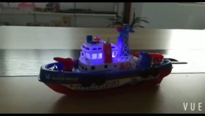 Kids Electric Marine Fire Boat Water Spray Music Lights Model Toy Can Spray Water Simulation Marine Rescue Fire Fighting Boat High Speed Non-Remote Toy for Kids Boy Children Birthday Gift Toy Ship Model High Quality