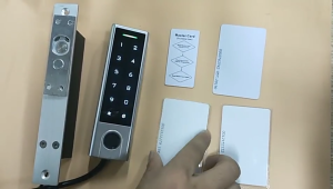 1000 Users Access Control Keypad Tuya App RFID 125Khz Card Fingerprint Password Unlock IP66 Waterpoof Opener Reader Door Lock System Access Control Power Supply+180KG Magnetic Lock+Bracket+Doorbell Set