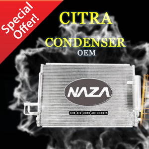 NAZA CITRA TAIWAN NEW CONDENSER/ KONDENSER (CAR AIRCOND SYSTEM)