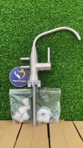 Vòi Inox 304 cổ thấp dùng làm vòi lấy nước cho máy lọc nước Ion kiềm Trim Ion National Sanwa...