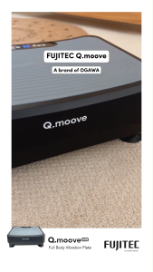 [NEW] FUJITEC Q.moove PRO - Full Body Vibration Plate