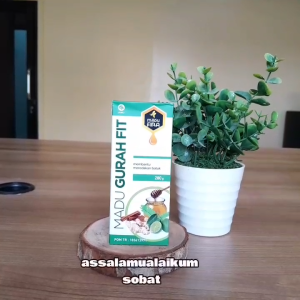 Madu Gurah Fit 280 gr | MADU FIRA | Obat Madu Herbal Alergi Flu Batuk Berdahak Demam Sesak Nafas