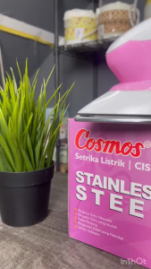 COSMOS CIS 428 Setrika Listrik Plat Stenlies Stell