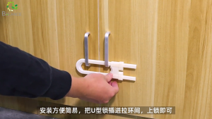 ที่ล็อคตู้ ประตู ตู้เย็น ตัวล๊อคลิ้นชัก อุปกรณ์ล็อกประตูบานเลื่อน ป้องกันเด็กเปิด เพื่อความปลอดภัย พร้อมส่ง