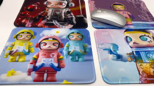 แผ่นรองเมาส์ ลายการ์ตูนน่ารัก ใช้ง่าย ไม่กลัวพัง ราคาถูกจ้า mouse pad JL