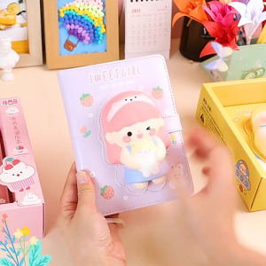 สมุดโน๊ต 3D สกุชชี่ A5 100แผ่น นุ่มนิ่ม น่ารัก คลายเครียด