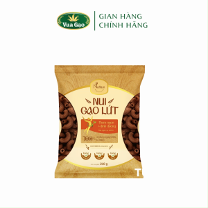 Combo 2 Túi Nui Gạo Lứt 100% Hữu Cơ Eat Clean Giảm Cân Ăn Kiêng - Chính Hãng Nuffam - Túi 210gr