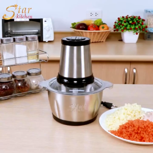 [รับประกัน 5 ปี] เครื่องปั่นบด 3L ความจุสูง ไส้ถูกตัดสม่ำเสมอและละเอียด ล้างง่าย และเสียงเบา ตัวเครื่องสแตนเลส เครื่องบด เครื่องปั่น เครื่องบดอาหาร เครื่องบดหมูบด เครื่องบดสับ เครื่องบดหมู เครื่องบดเนื้อ เครื่องปั่นเนื้อ