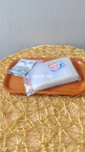 1 PAK 100 pcs Plastik Klip 7 x 10 cm Ziplock Kecil Ukuran Obat Zipper Bening Sambal Saos Bumbu Dapur