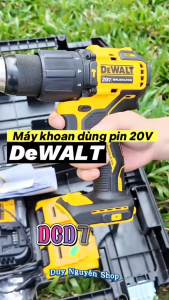 Máy khoan pin Dewalt 20v 3 chế độ - 35 cấp trượt tặng kèm phụ kiện 24 chi tiết
