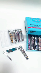 Klik-Beli (PROMO ISI 3 PCS) Gunting Kuku Premium Motif Batik Ukuran Jumbo / Besar Size Alat Potong Kuku Three Seven 777 Stainless Steel Nail Cutter
