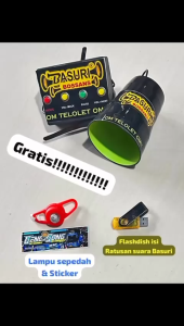 TERMURAH MODEL TERBARU KLAKSON TELOLET BASURI KLAKSON BASURI SEPEDAH ANAK SUPORT BLUETOOTH